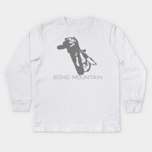 Echo Mountain Resort 3D Kids Long Sleeve T-Shirt